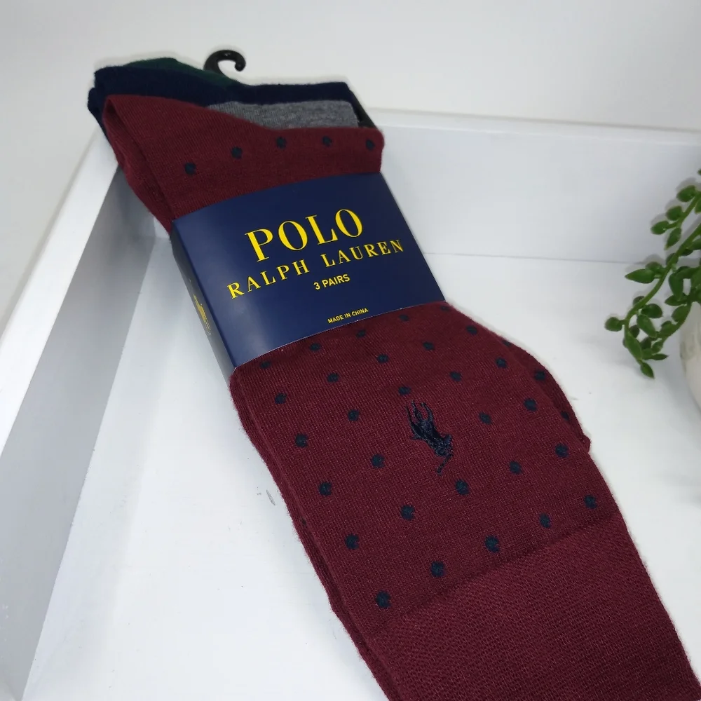 Polo Ralph Lauren 3 Pairs Casual Socks
